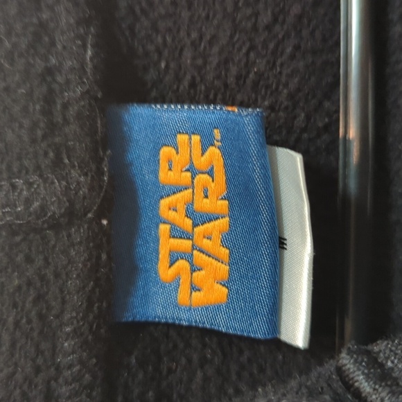 Star Wars Zip Front Hoodie w/Cutouts Kid's Size Medium - Picture 3 of 7